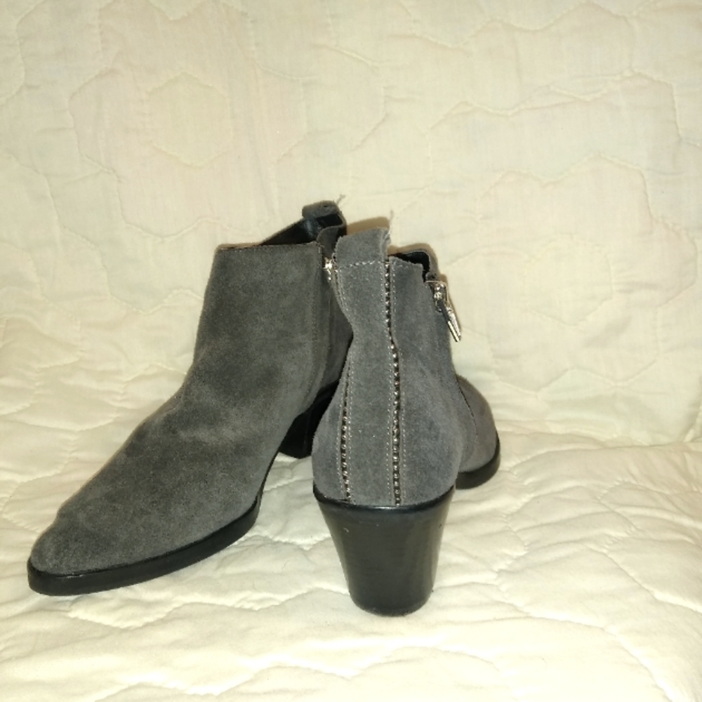 Suede booties